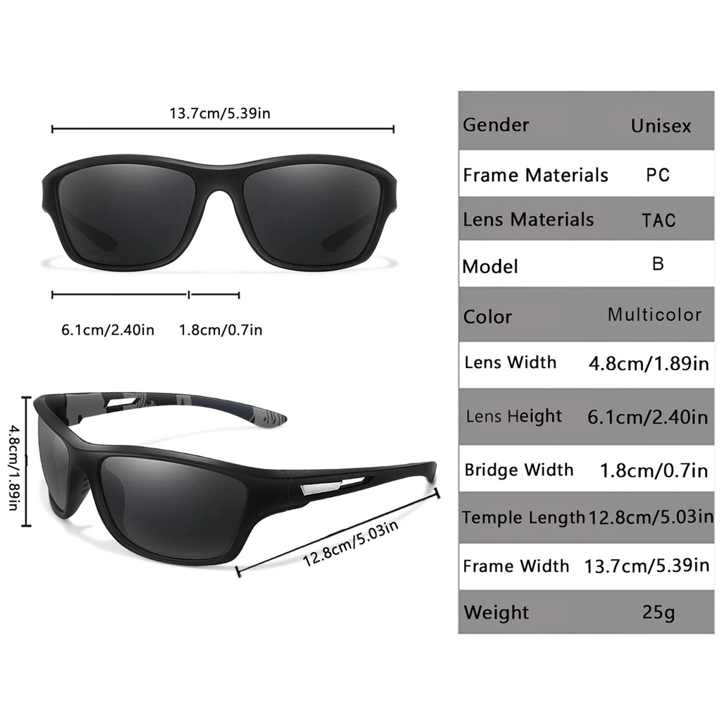 Men's Polarized Fishing Sunglasses Men Women Cycling Driving Hiking