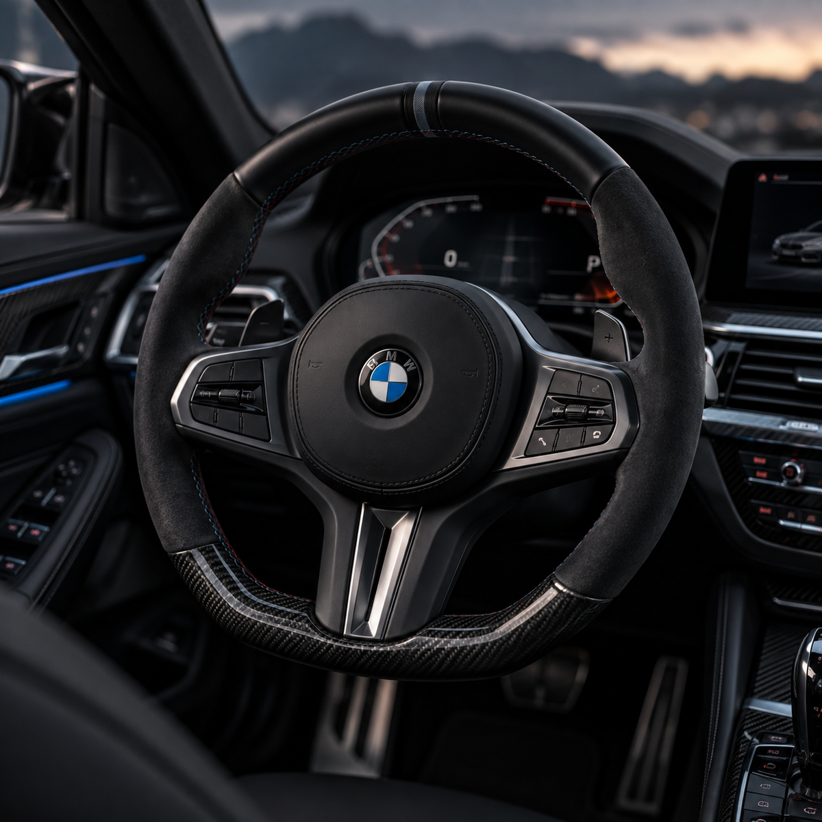 BMW F10 / F11 Carbon Fiber Steering Wheel
