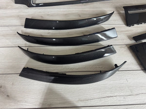 BMW E60 E61 M5 Pre LCI Carbon Fiber Interior Trim Parts Set LHD