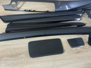 BMW F10 F11 Series Interior Trim parts CARBON FIBER LHD 9 PCS LHD RHD