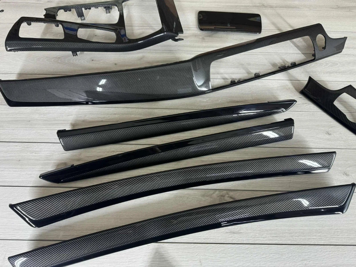 BMW F10 F11 Interior trim parts SET Carbon Fiber RHD