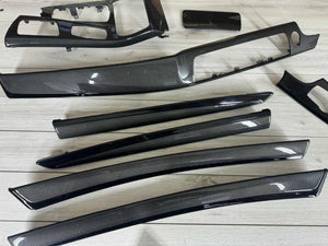 BMW F10 F11 Interior trim parts SET Carbon Fiber RHD