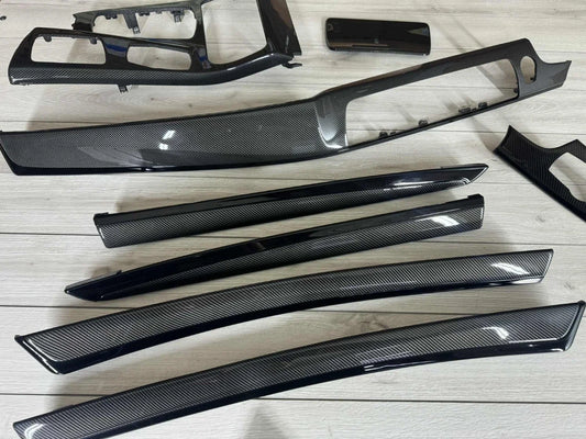 BMW F10 F11 Interior trim parts SET Carbon Fiber RHD