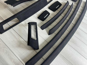 BMW E92 Interior trim parts SET CIC Alcantara Leather M stitch RHD
