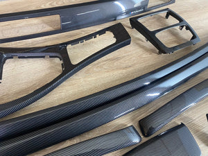 BMW E92 LHD Carbon Fiber Interior Trim Set M Performance NO NAVIGATION