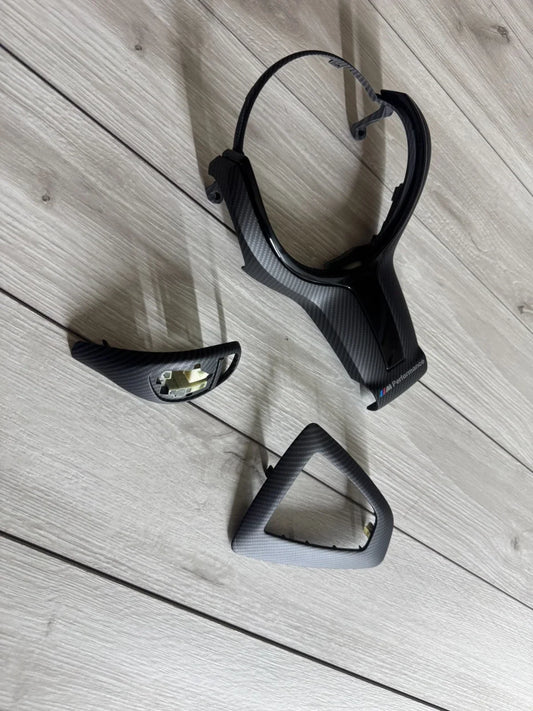 BMW F30 F31 F32 F34 F35 F36 Matte Carbon fiber Interior trim parts SET
