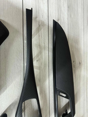 BMW F22 Interior trim parts SET CARBON LEATHER LHD PRE LCI