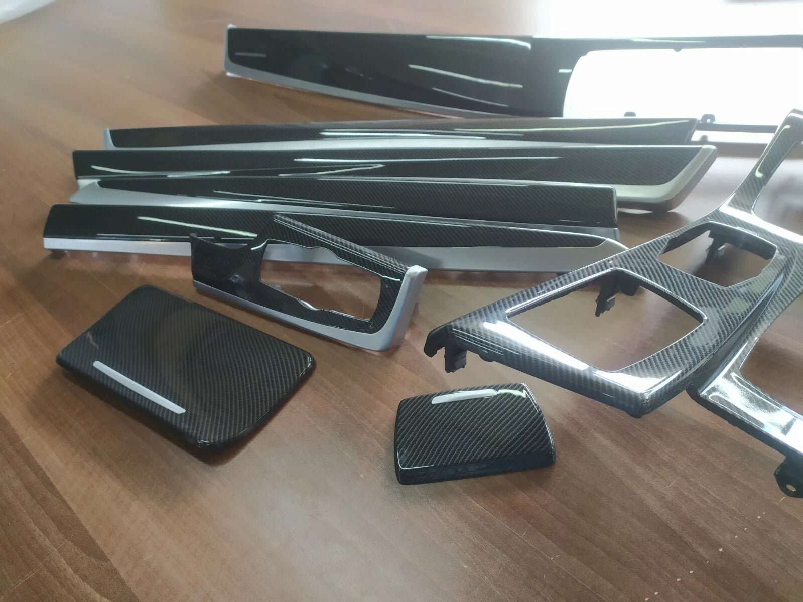 BMW 5 Series F10 F11 M performance Interior Trim 9PCS KIT CARBON FIBER RHD