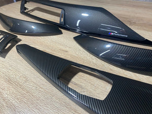 BMW F32 M4 Series Interior Trim part CARBON FIBER LHD 5 PCS LHD M Performance