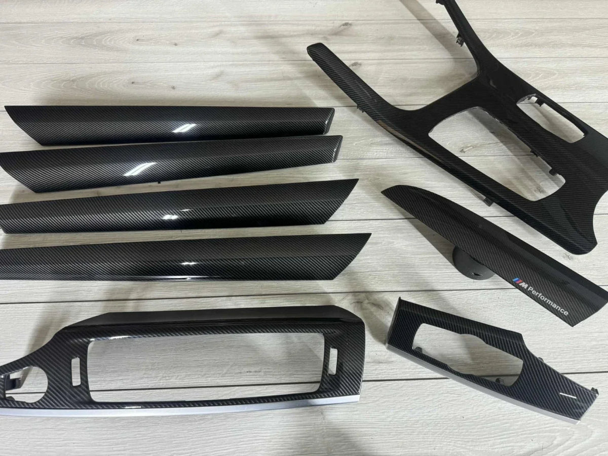 BMW X3 X4 F25 F26 M performance Interior Trim SET CARBON FIBER LHD