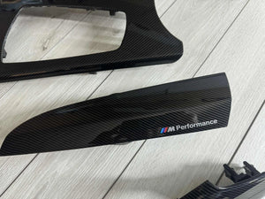 BMW X3 X4 F25 F26 M performance Interior Trim SET CARBON FIBER LHD