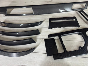 BMW E60 E61 M5 Pre LCI Carbon Fiber Interior Trim Parts Set LHD