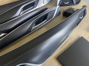 BMW G30 G31 M performance Interior Trim MATTE 9PCS CARBON FIBER LHD