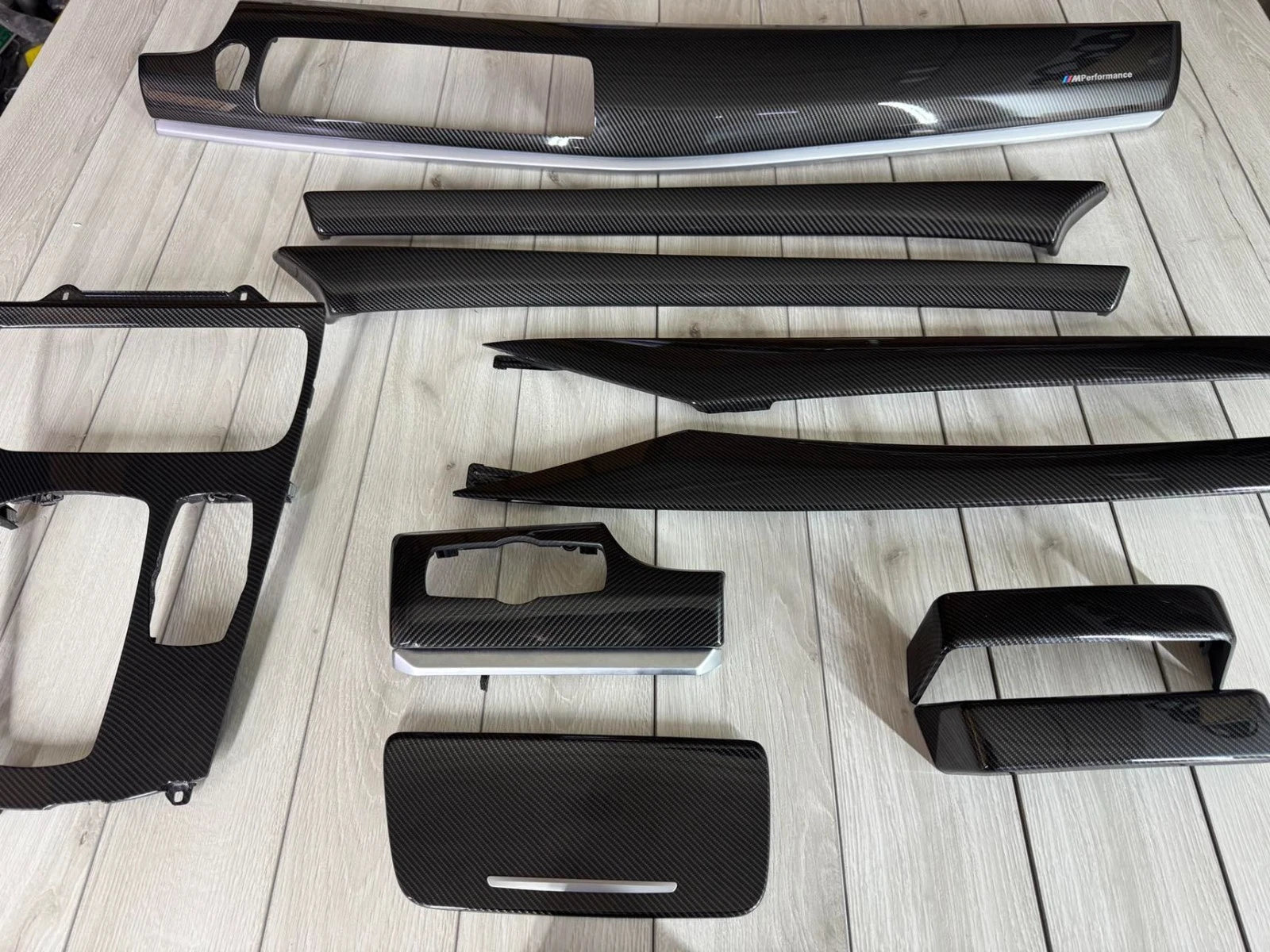 BMW F07 Interior trim parts SET Glossy Carbon FIBER LHD