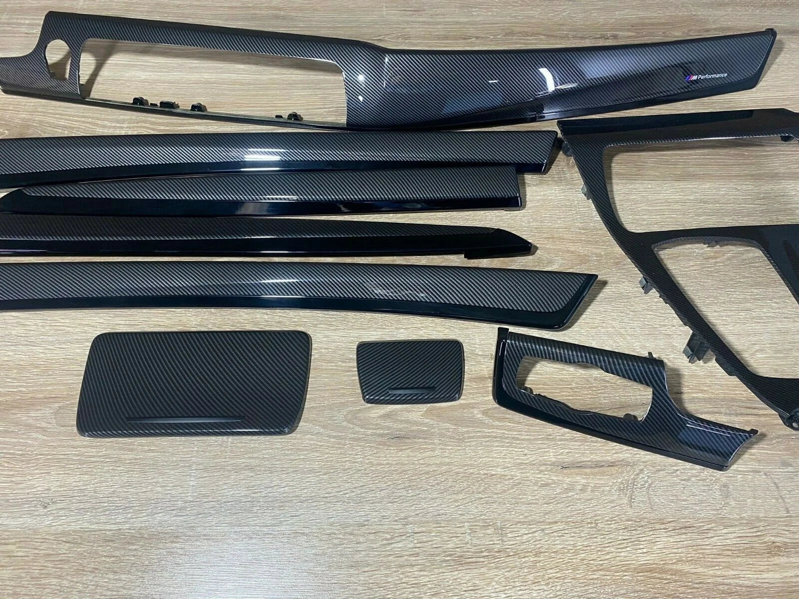 BMW F10 F11 Series Interior Trim parts CARBON FIBER LHD 9 PCS LHD RHD