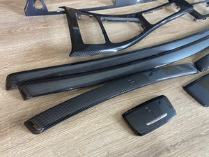 BMW E92 LHD Carbon Fiber Interior Trim Set NO NAVIGATION