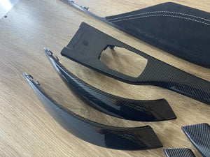 BMW 3 4 SERIES F30 F32 M PERFORMANCE INTERIOR TRIM ALKANTARA CARBON FIBRE RHD