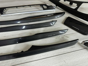 BMW F06 Interior trim parts SET Glossy Carbon FIBER RHD LHD