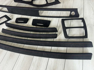BMW E92 Interior trim parts SET CIC Alcantara Leather M stitch RHD