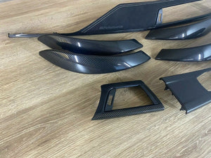 BMW 3 4 SERIES F30 F32 M PERFORMANCE INTERIOR TRIM ALKANTARA CARBON FIBRE RHD