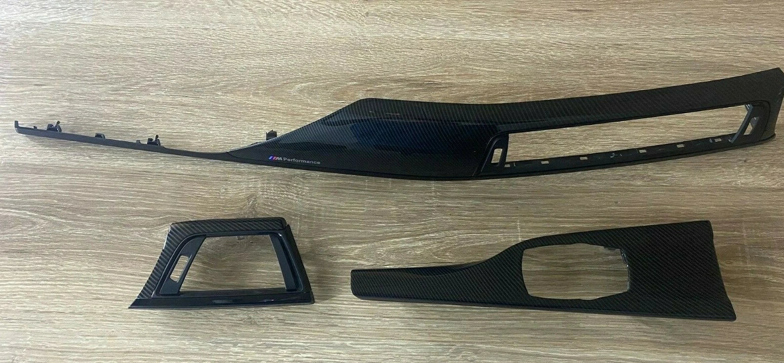 BMW M3 M4 Series F80 F82 M performance Interior Trim CARBON FIBER RHD 3 PCS