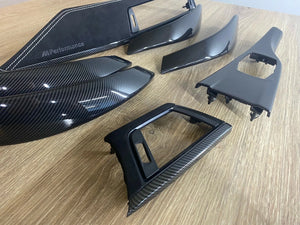 BMW 3 4 Series F30 F32 M performance Interior Trim ALKANTARA CARBON FIBER RHD