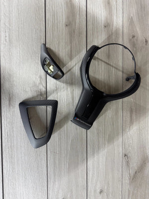 BMW F30 F31 F32 F34 F35 F36 Matte Carbon fiber Interior trim parts SET