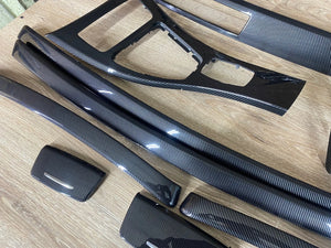 BMW E92 LHD Carbon Fiber Interior Trim Set M Performance CIC