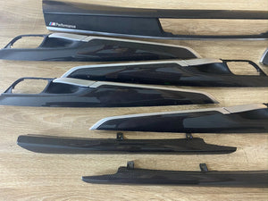 BMW X5 F15 M performance Interior Trim 8PCS CARBON FIBER ALKANTARA EDITION RHD