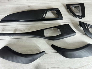 BMW F22 Interior trim parts SET CARBON LEATHER LHD PRE LCI