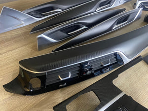 BMW G30 G31 M performance Interior Trim MATTE 9PCS CARBON FIBER LHD