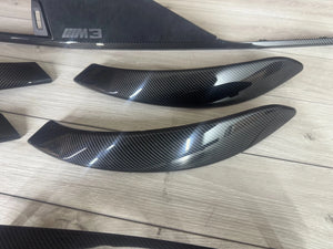 BMW F80 M3 F30 F32 F34 F36 Carbon fiber Alcantara Interior trim parts SET LHD