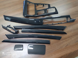 BMW 5 SERIES F10 F11 M PERFORMANCE INTERIOR TRIM 9PCS KIT CARBON FIBER RHD