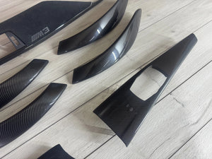 BMW F80 M3 F30 F32 F34 F36 Carbon fiber Alcantara Interior trim parts SET LHD