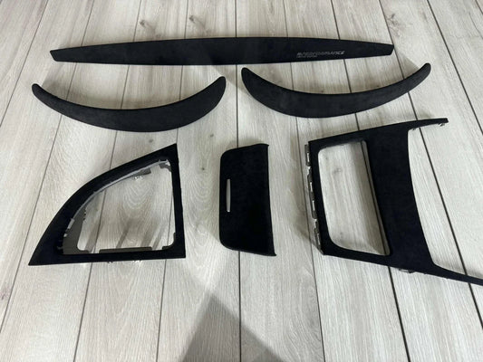 BMW E81 E82 E88 Interior trim parts SET Alcantara Leather LHD