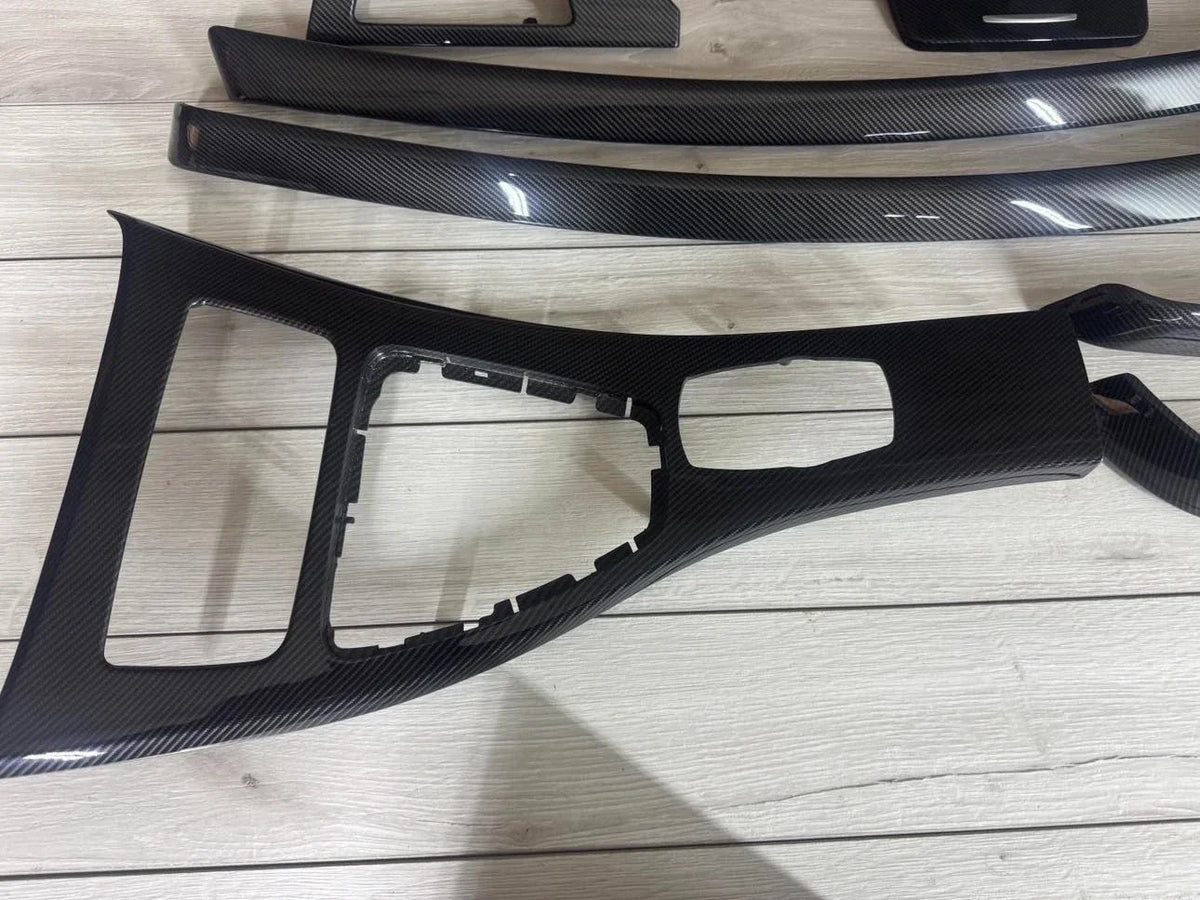BMW E90 E91 CIC Interior trim set ! Carbon FIBER LHD