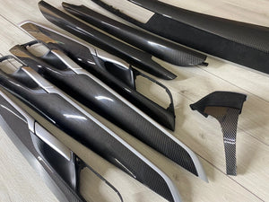 BMW X5 F15 M performance Interior Trim 8PCS CARBON FIBER ALKANTARA EDITION LHD
