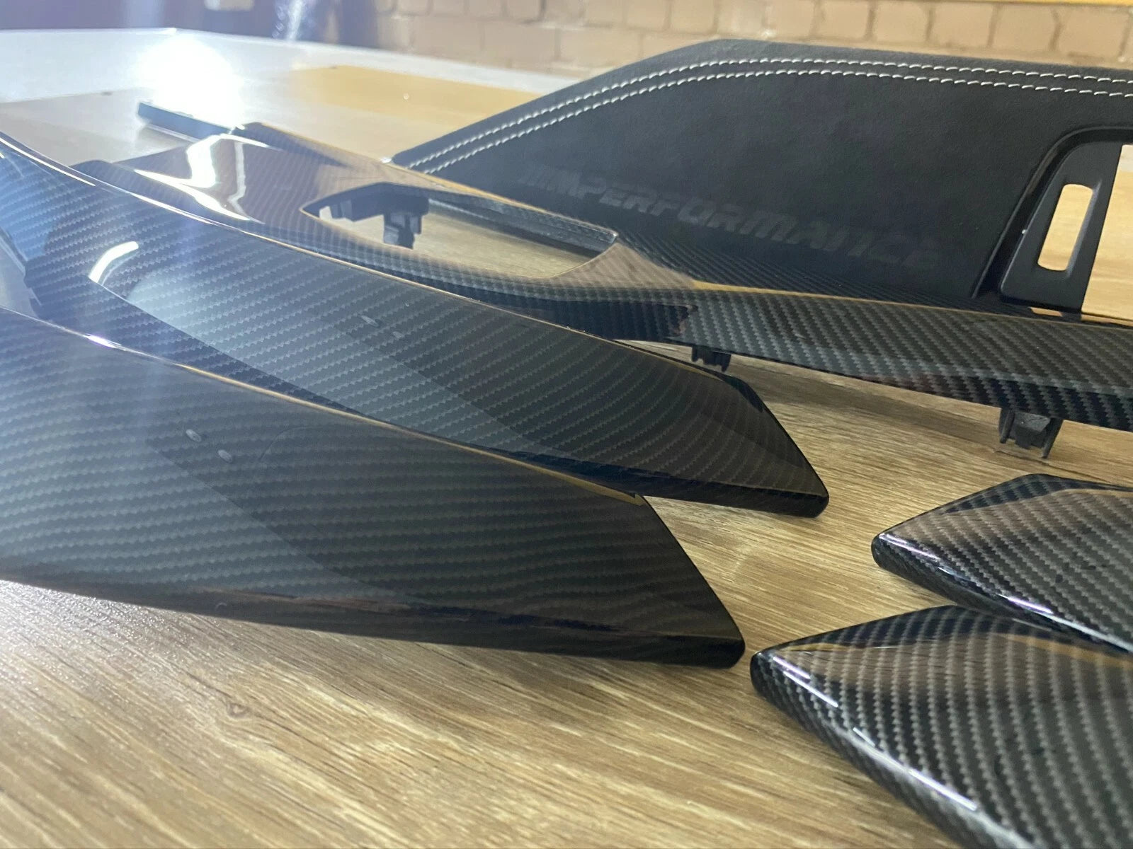 BMW 3 4 Series F30 F32 M performance Interior Trim ALKANTARA CARBON FIBER RHD
