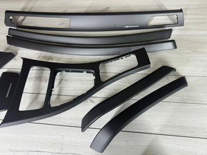 BMW E90 E91 M performance Interior Trim SET MATTE CARBON FIBER LHD NON IDRIVE