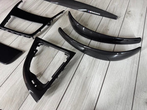 BMW 1 SERIES E81 E82 E88 CARBON FIBRE INTERIOR TRIM SET M PERFORMANCE LHD