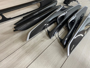 BMW X5 F15 M performance Interior Trim 8PCS CARBON FIBER ALKANTARA EDITION LHD