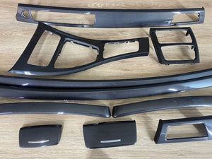 BMW E92 LHD Carbon Fiber Interior Trim Set NO NAVIGATION