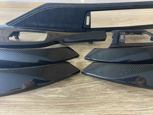 BMW 3 4 Series F30 F32 M performance Interior Trim ALKANTARA CARBON FIBER RHD