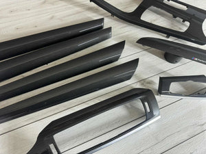 BMW X3 X4 F25 F26 M performance Interior Trim SET CARBON FIBER LHD