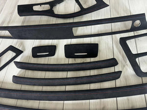 BMW E92 Interior trim parts SET CIC Alcantara Leather M stitch RHD