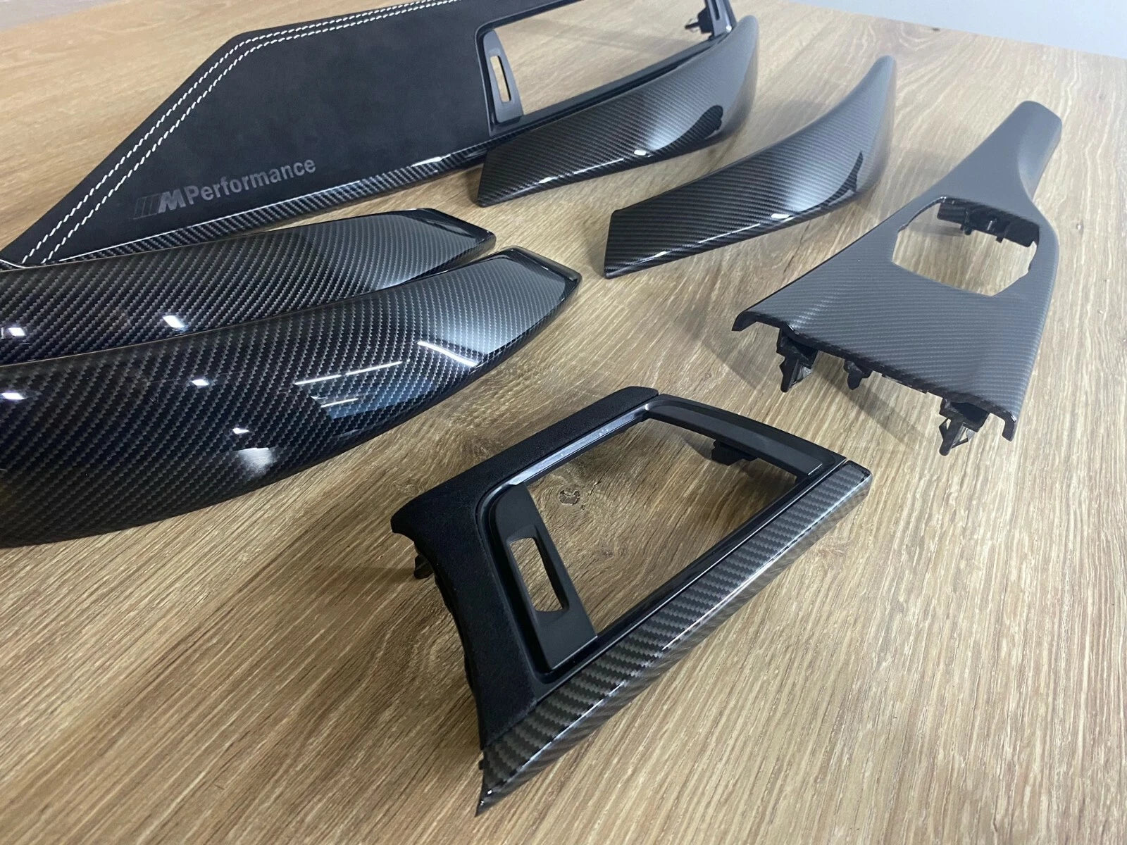 BMW 3 4 Series F30 F32 M performance Interior Trim ALKANTARA CARBON FIBER RHD