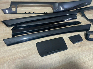 BMW F10 F11 Series Interior Trim parts CARBON FIBER LHD 9 PCS LHD RHD