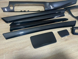 BMW F10 F11 Series Interior Trim parts CARBON FIBER LHD 9 PCS LHD RHD