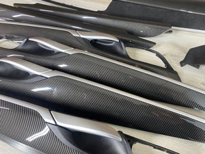 BMW X5 F15 M performance Interior Trim 8PCS CARBON FIBER ALKANTARA EDITION LHD