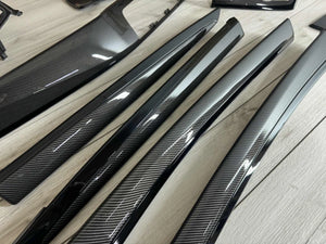 BMW F10 F11 Interior trim parts SET Carbon Fiber RHD